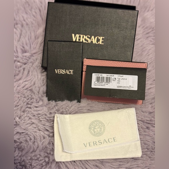 Versace la Medusa Pink Card Holder - Picture 3 of 5